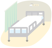 入院期間はおおよそ3～6週間程度