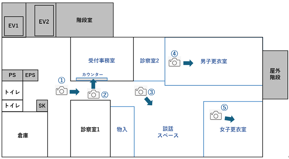 フロア配置図
