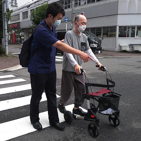 利用者さんとご家族のサポート