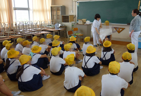 地域の防災訓練に参加しました