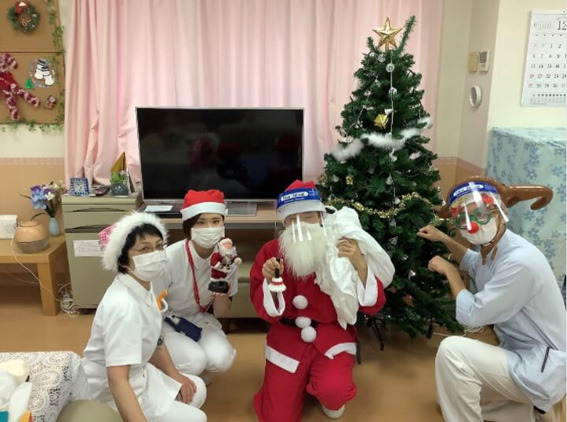 緩和ケア病棟でのクリスマス会