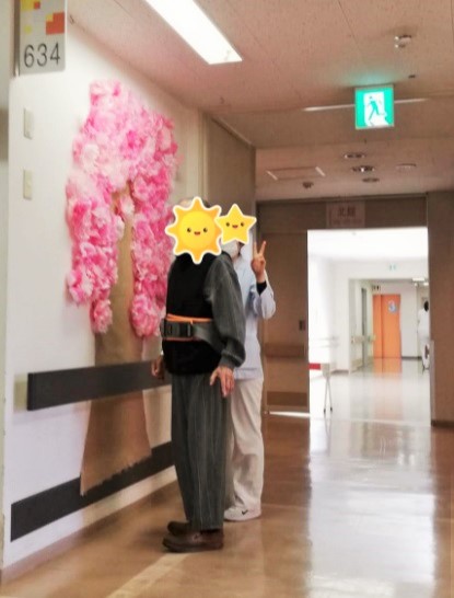 回復期リハビリテーションで季節を感じてもらいました。