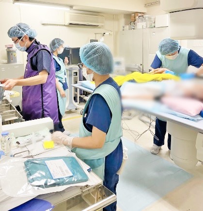 PTA(経皮的血管形成術)の見学を看護師がしました。その目的とは?